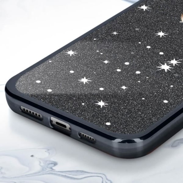 iPhone XS Max Cover Glitter Black Cover