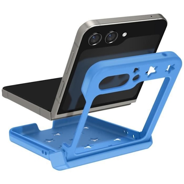Coque för Samsung Galaxy Z Flip 5 - AVIZAR - Star Case - Hård - Stjärnmönster - Blå Blå