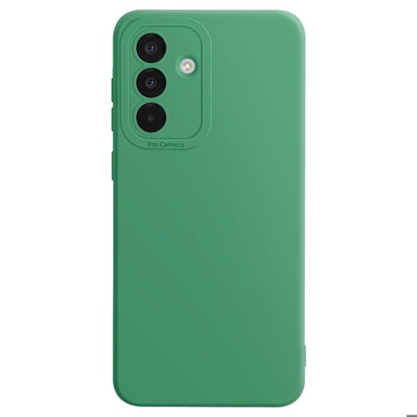 Siliconförpackning för Samsung Galaxy A36, slät, skyddad kamerablokk, grön Grön