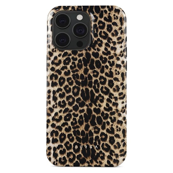 Coque MagSafe pour iPhone 15 Pro Max Élégante Motif Player Burga Marron kastanj