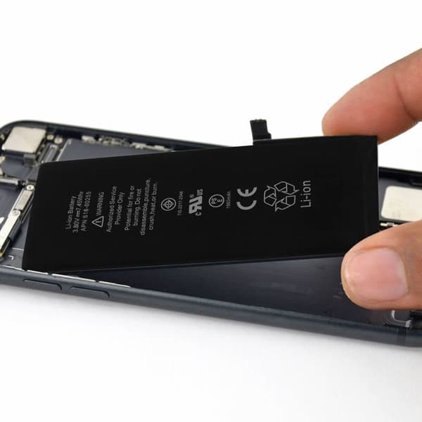 Batteri - AVIZAR - Apple iPhone 7 - 1960mAh - Lithium Ion - Sort Svart