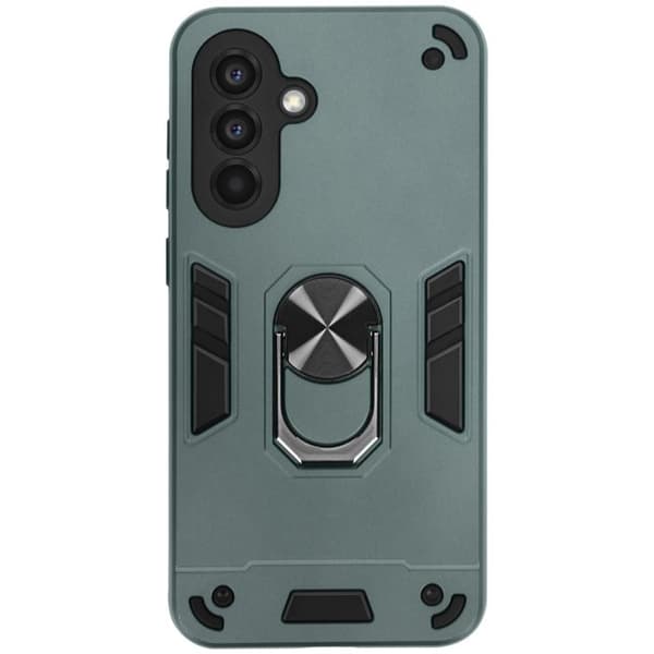 Coque Ring - Samsung - Galaxy A56 - Stødabsorberende - Grøn - Indbygget magnetsystem Grön