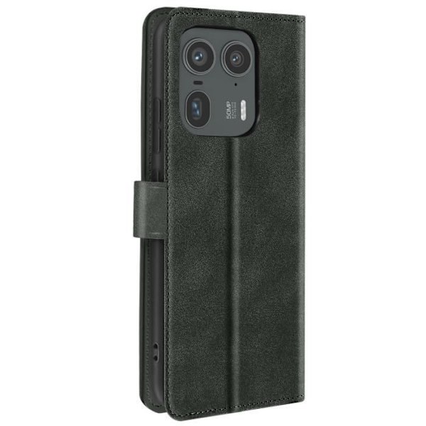 Motorola Edge 50 Ultra Lompakko Kotelo Video Tuki Tummanvihreä Grön