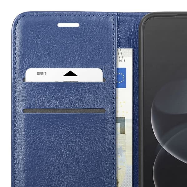 Plånboksfodral för Redmi Note 17 Pro Max med strukturerad yta och stöd Zanaé Mörkblå Blå
