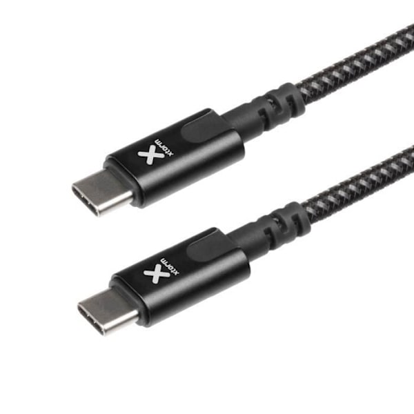Kabel USB Typ C till USB-C Strömförsörjning 100W Laddning / Synchro 2m Xtorm Svart