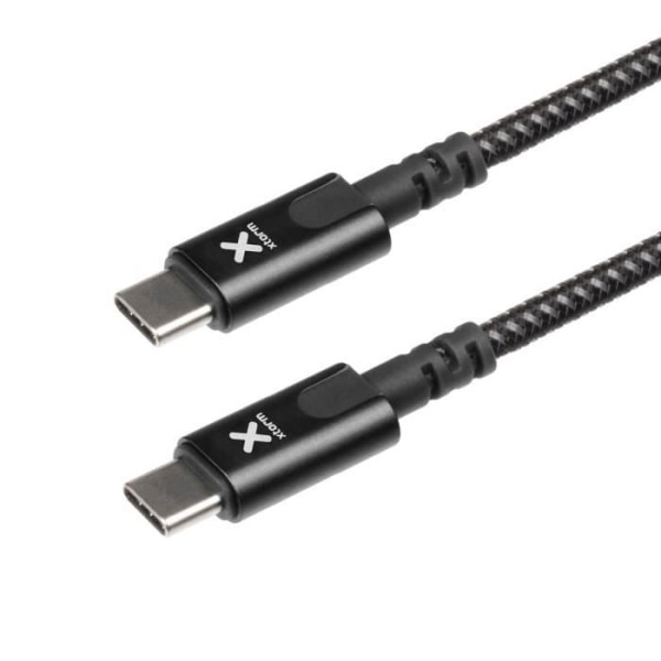 USB Type C - USB-C Virtalähde 100W lataus-/synkronointikaapeli 2m Xtorm Black