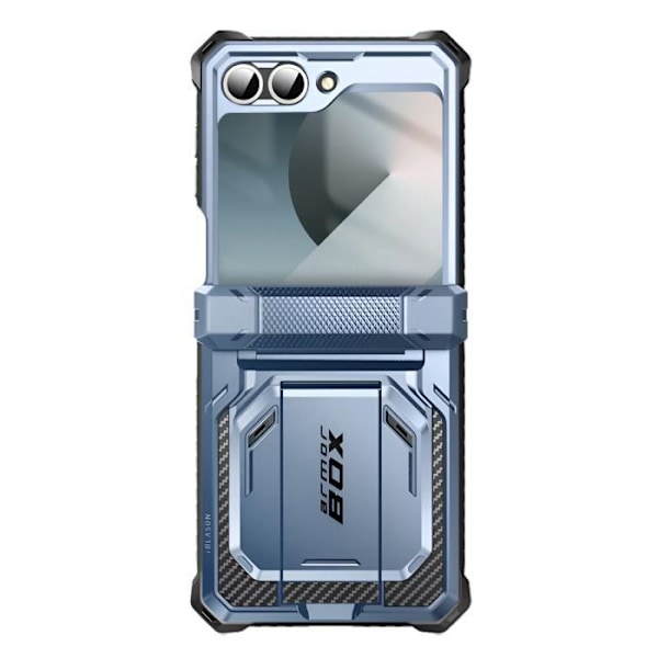 Carbon Case för Samsung Z Flip 6 Full Protection Stötsäker I-Blason Pale Green Blå