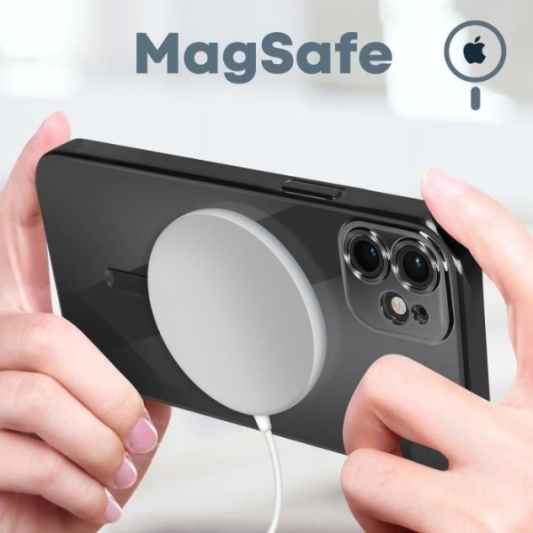 MagSafe iPhone 11 -kotelo silikoni musta Magsafe kotelo