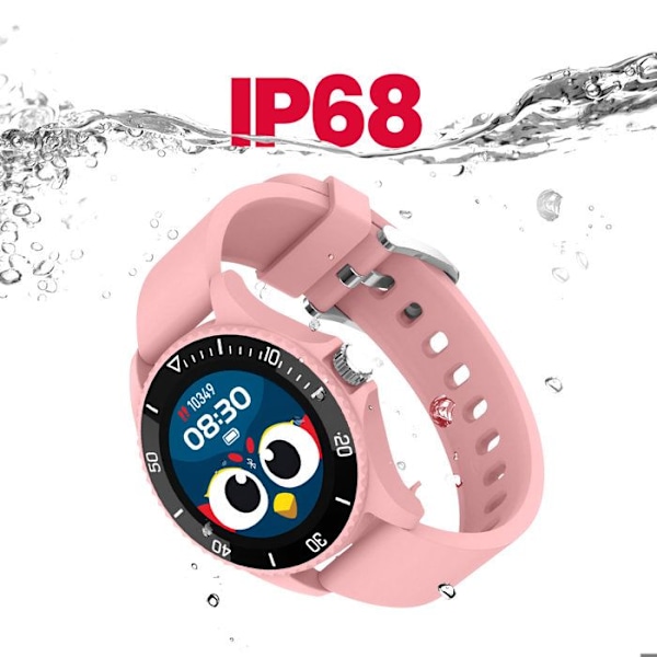 Montre Connectée Bluetooth Børn Vandtæt IP68 Maxlife Lyserød Pudder Rosa