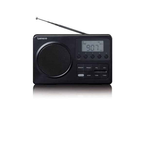 Kannettava kaiutin - LENCO - MPR-035 - Bluetooth - USB - Musta Svart