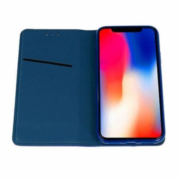 Etui til iPhone 15 Pro Max - Pung-etui med magnetisk lukning Marineblå