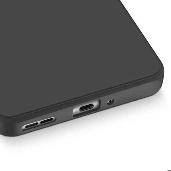 Peite Oppo Reno 13 F:lle ja 13 FS:lle, musta pehmeä silikoni matte. Svart
