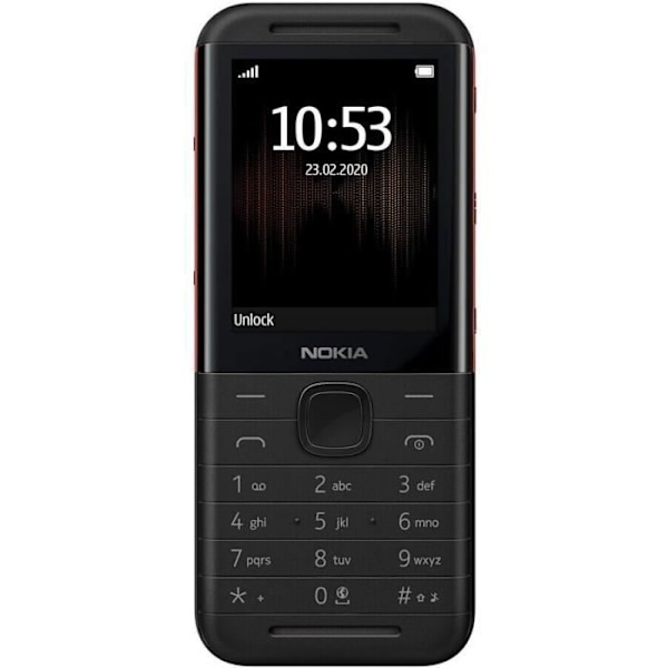 NOKIA 5310 matkapuhelin - 16 Mt - Musta ja punainen - 2,4" näyttö - VGA-kamera + salama