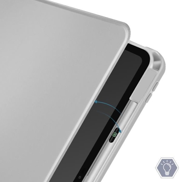 Taske til iPad Pro 13 2024 - AVIZAR - Flip Rotating Stand - Grå Grå