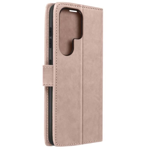 Etui, der er kompatibelt med Samsung S23 Ultra Flower Rose Gold-etui