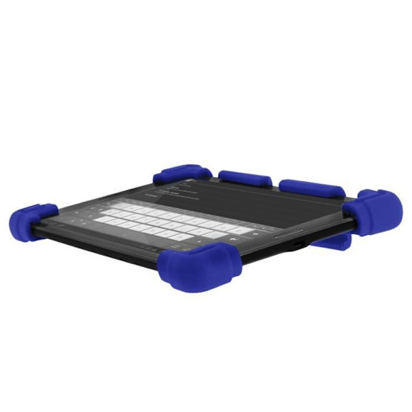 Tablettikotelo 7,9-9 tuumaa Universal Bumper Silicone Gel Blue Fashion Support