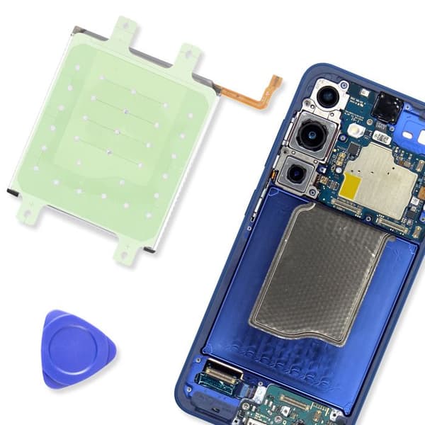 Originalt Forbindelsesklæb til Batteri Præskåret til Galaxy S25 Service Pack Samsung Grøn Grön
