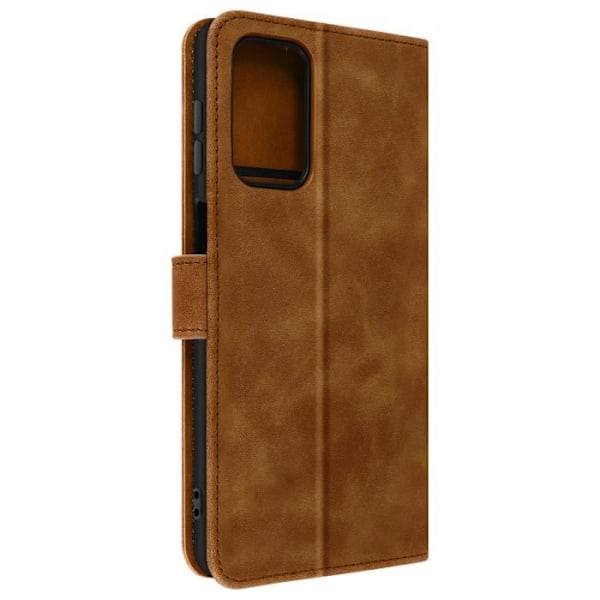 Suojakuori on yhteensopiva Samsung A23 5G ja M23 5G Brown Flip -kotelon kanssa