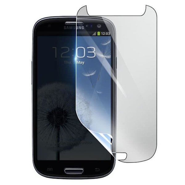 Näytönsuoja - 3MK - Samsung Galaxy S3 - Iskunkestävä Hydrogeeli - Läpinäkyvä - Naarmuuntumaton Transparent