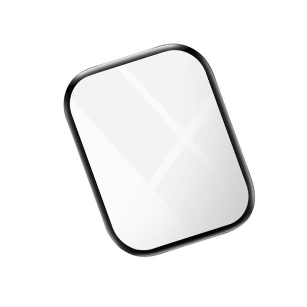 Organisk glas - IMAK - Apple Watch Series 8 45mm - Skærmbeskyttelse - Sort kontur