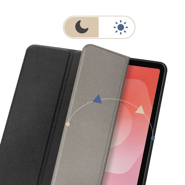 Etui til Galaxy Tab S11 med Trifold Støttefunktion Sort Svart