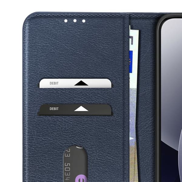 Xiaomi Redmi Note 15 Pro Plus 5G Chesterfield Plånboksfodral med Ställfunktion Blå Blå