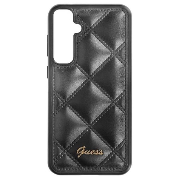 Fodral till Samsung Galaxy S23 FE Rigid Quilted Pattern Guess Black Svart