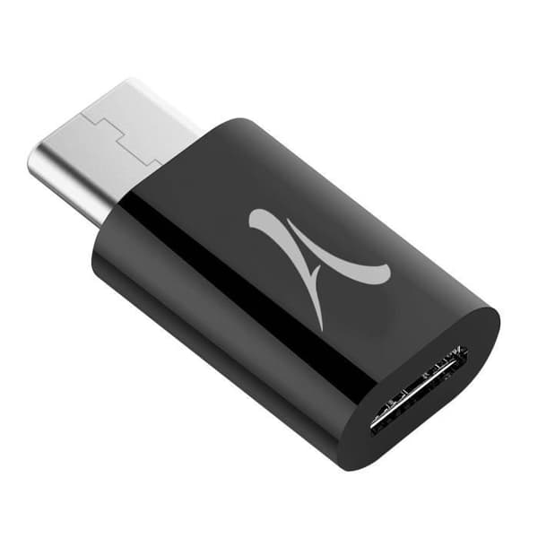 Micro USB till USB Type C-adapter - Akashi - Svart - Laddning - Synchronisering - Ny