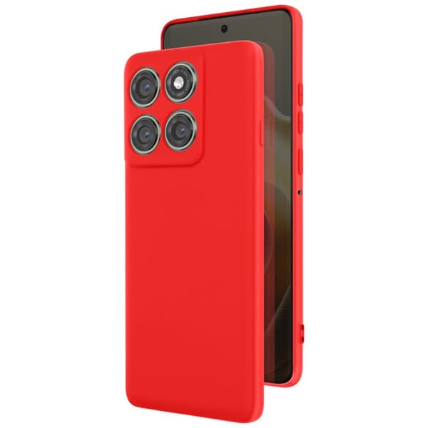 Coque - AVIZAR - Motorola Edge 60 Pro - Silikone Soft-Touch - Rød - Stødbeskyttelse Röd