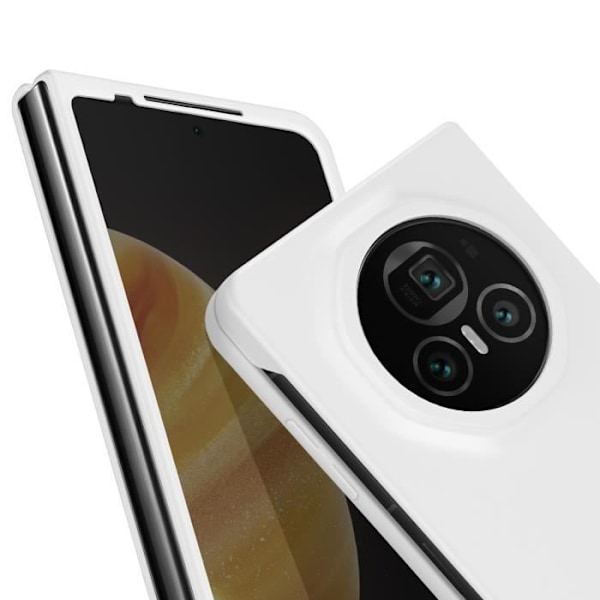 Honor Magic V3 Soft Touch Ultra-ohut ja Tyylikäs Valkoinen kuori Vit