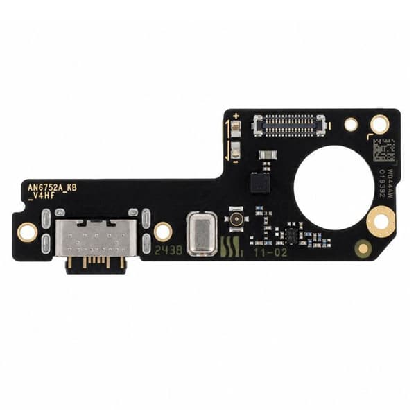 USB-C og Micro Oplader Connector Service Pack til Redmi Note 13 5G Xiaomi Sort Svart