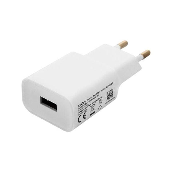USB-nätladdare - XIAOMI - Original - 2A - QuickCharge 2.0/3.0 - Vit Vit