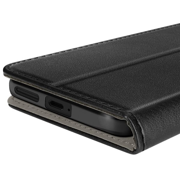 Fodral för Google Pixel 9a Magnetisk Portfölj Klipp Stöd Svart Svart