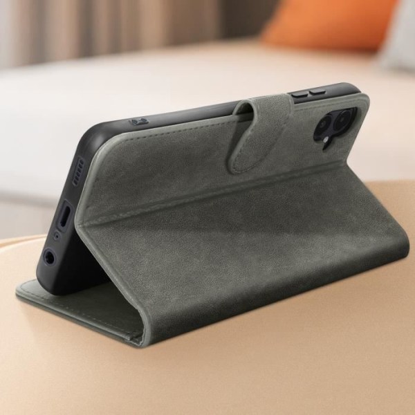 Etui til Samsung Galaxy A05 - AVIZAR - Wallet Flip og Video Support - Grå Grå