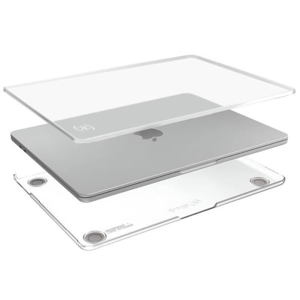 Kotelo MacBook Air 13'' 2024 ja 2022 - SPECK - Smartshell - Läpinäkyvä - Jäykkä Transparent