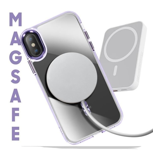 MagSafe-fodral för iPhone XS och X Baksida i färg Lila Lila