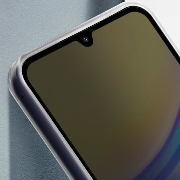 Forcell kova suojakuori Samsung Galaxy A25 5G -puhelimelle - Läpinäkyvä - Iskunkestävä - Korotetut reunat Transparent