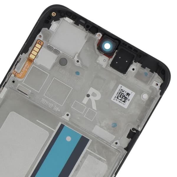 LCD-skærm - Xiaomi - Redmi Note 12s - Sort - Touchglas - Formonteret ramme Svart