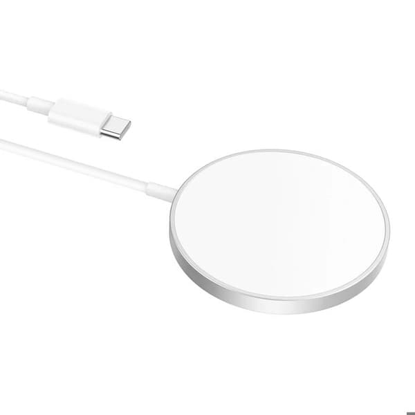Magnetisk Magsafe-laddare 15W för iPhone 12 Pro Mayaxess Vit Vit