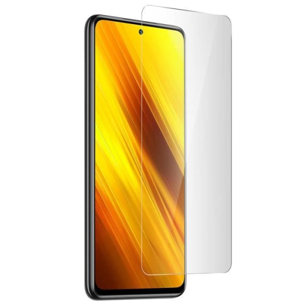 Näytönsuojakalvo - AVIZAR - Xiaomi Poco X3 - Karkaistu lasi 9H - Ultra-ohut - Valkoinen Vit
