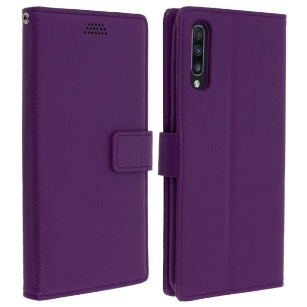 Cover til Samsung Galaxy A70 Wallet Case Video Support Kortholder Lilla