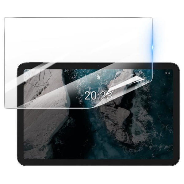 Skærmbeskytter til Nokia T20 i 3mk Transparent Shockproof Hydrogel