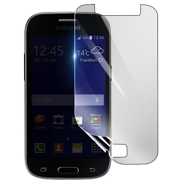 Näytönsuoja - 3MK - Samsung Galaxy Ace 4 - Iskunkestävä Hydrogeeli - Läpinäkyvä - Naarmuuntumaton Transparent