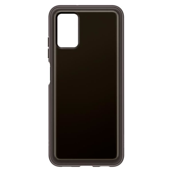 Coque - Samsung - Galaxy A03s - Silikone Blød - Design Tyndt Sort - Beskyttelse Stød Ridsser Svart