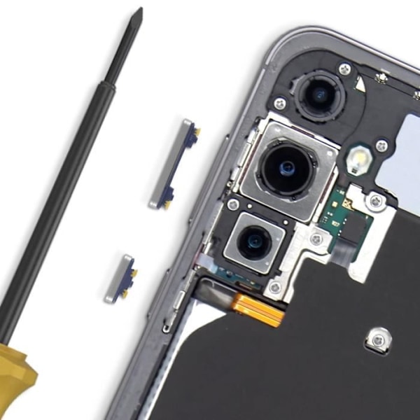 Strøm- og volumenknap til Samsung Galaxy S23 FE Grøn Grön