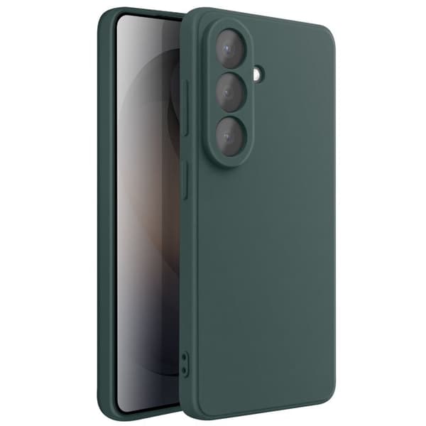 Silicone Soft-Touch-skal för Galaxy S26 i grangrön Grön