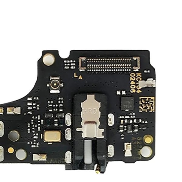 USB-C Latausliitin - Xiaomi - Redmi Note 10s - Musta - Vaihto - CE- ja RoHS-yhteensopiva svart