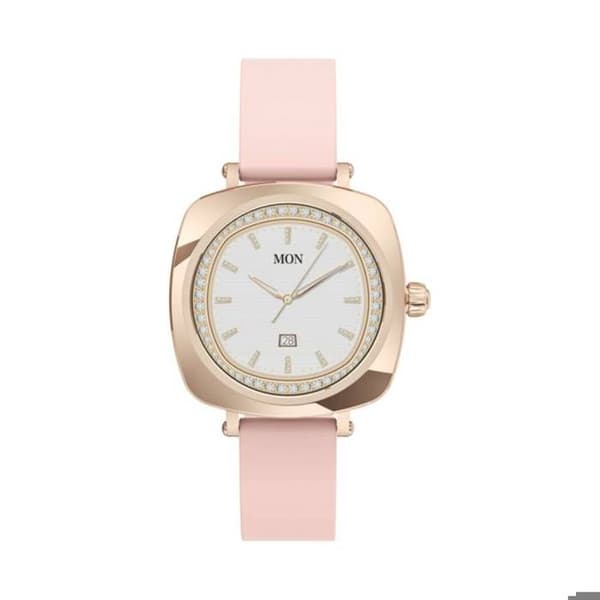 Älykello - AVIZAR - Eleganssi - Rose - Terveyden seuranta - Puhelut ranteesta Rosa