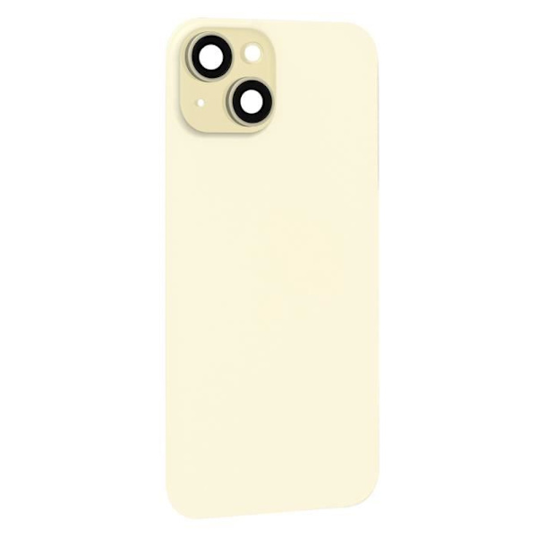 Komplett bakruta till iPhone 15 med MagSafe Beige Gul