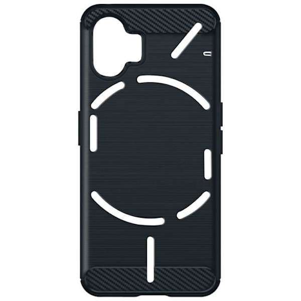Case for Nothing Phone 2 Silikoni Joustava Carbon Effect Iskunkestävä Midnight Blue Blå